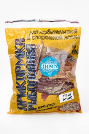 Прикормка зимняя  "АгроРост" Золотая серия, Лещ-Анис, гран. 900гр