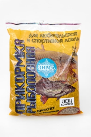 Прикормка зимняя  "АгроРост" Золотая серия, Лещ-Конопля, гран. 900гр