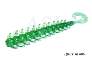 Съедобный силикон ASL «Бакси» цв.006  L- 5см (2″) уп.10шт