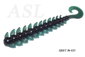 Съедобный силикон ASL «Бакси» цв.025  L- 12см (5″) уп.5шт