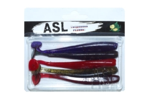 Съедобный силикон ASL «Изи» цв.mix 2 L- 14см (6″) уп.4шт