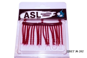 Съедобный силикон ASL «Мотыль» цв.202 L- 3см (1.2″) уп.18шт