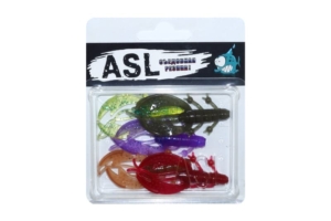Съедобный силикон ASL «Рак» цв.mix 2 L- 7.5см (3″) уп.4шт