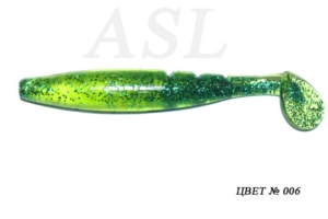 Съедобный силикон ASL «Самурай» цв.006 L- 12см (5″) уп.4шт