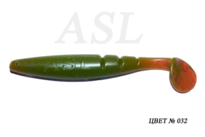 Съедобный силикон ASL «Самурай» цв.032 L- 7.5см (3″) уп.6шт