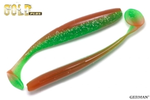 Съедобный силикон GOLD Plus "Gambit" 120мм / 108цвет. уп(6шт)