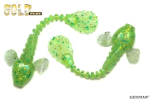 Съедобный силикон GOLD Plus "GuLLiver"  90мм / 106цвет. уп(7шт)