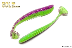 Съедобный силикон GOLD Plus "Kai"  75мм / 102цвет. уп(9шт)