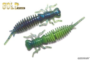 Съедобный силикон GOLD Plus "MaGGot" 85мм / 104цвет. уп(6шт)