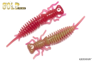 Съедобный силикон GOLD Plus "MaGGot" 85мм / 110цвет. уп(6шт)