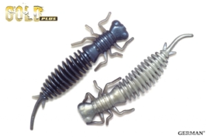 Съедобный силикон GOLD Plus "MaGGot" 85мм / 115цвет. уп(6шт)