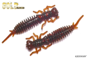 Съедобный силикон GOLD Plus "MaGGot" 85мм / 145цвет. уп(6шт)