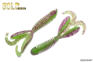 Съедобный силикон GOLD Plus "Raks"  80мм / 102цвет. уп(7шт)