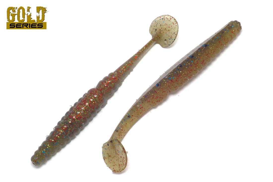 Съедобный силикон GOLD "BALANCE" 75 мм / 127 цвет. уп(8шт)