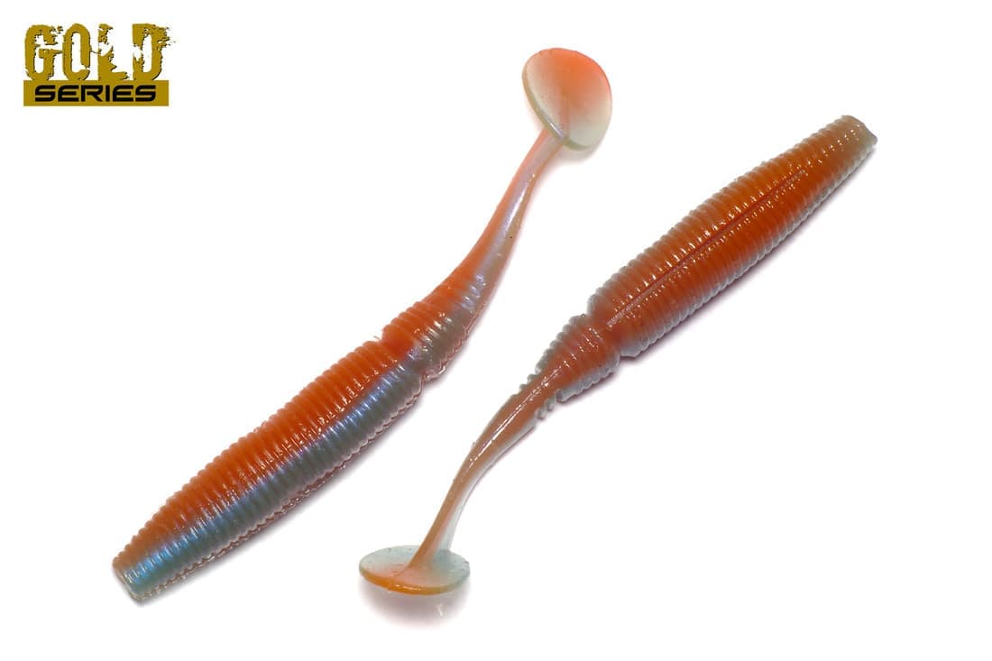 Съедобный силикон GOLD "ELEGANS" 75 мм / 108 цвет. уп(7шт)