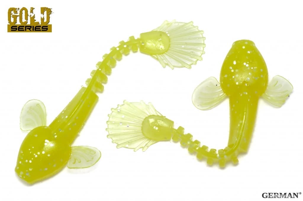 Съедобный силикон GOLD "GULLIVER" 94 мм / 130 цвет. уп(5шт)