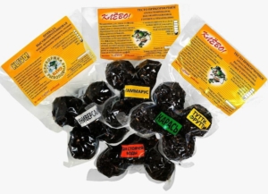 Шары в вакууме KLEVO "КАРП-КАРАСЬ" зеленый ЧЕСНОК 500г