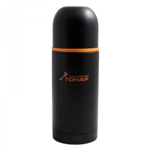 Термос (HS.TM-023) 500ML черный (допол.пласт.чашка)