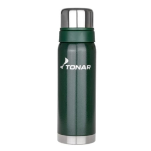 Термос (HS.TM-056-G) 750ML c ситечком зеленый (2 крышки-кружки) TONAR