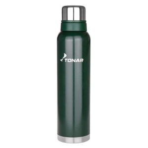 Термос (HS.TM-059-G) 1600ML c ситечком зеленый (2 крышки-кружки) TONAR