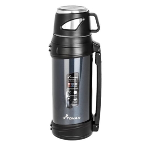 Термос (T-KD-9010-2) 2000ML синий (крышка-кружка, доп.пл.чашка,ручка) TONAR