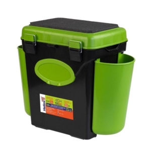 Ящик зимний "FishBox" 10л односекционный цв.зеленый