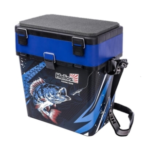 Ящик зимний "ICE FISHING" 19л двухсекционный цв.синий