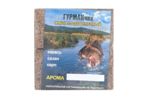 Жмых подсолнечный "ГУРМАНЧИК" Клубника+Протеин 20кус