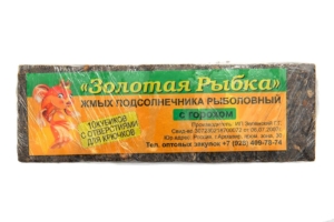 Жмых "Золотая рыбка" (подсолнечный) ГОРОХ