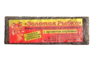 Жмых "Золотая рыбка" (подсолнечный) КЛУБНИКА