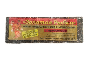 Жмых "Золотая рыбка" (подсолнечный) ЗЕРНОСМЕСЬ